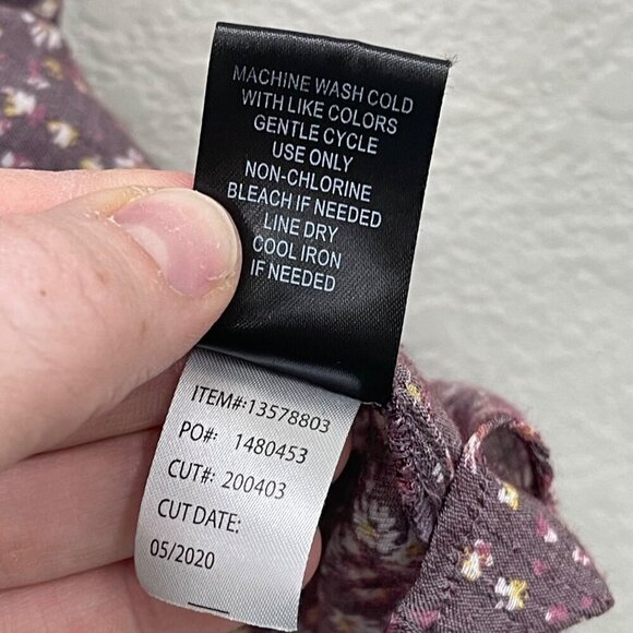 Torrid Lindsay Button-Front Dolman Top Floral Blouse Shirt 13578803 Womens sz 5X - Picture 5 of 6